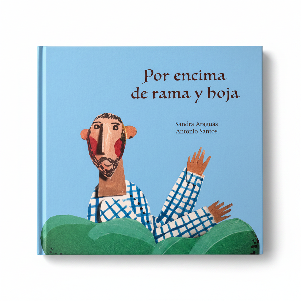 Por encima de rama y hoja - foto producto fondo blanco