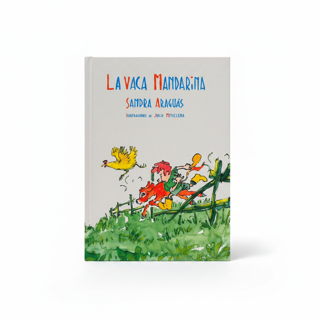 La vaca Mandarina - fondo blanco
