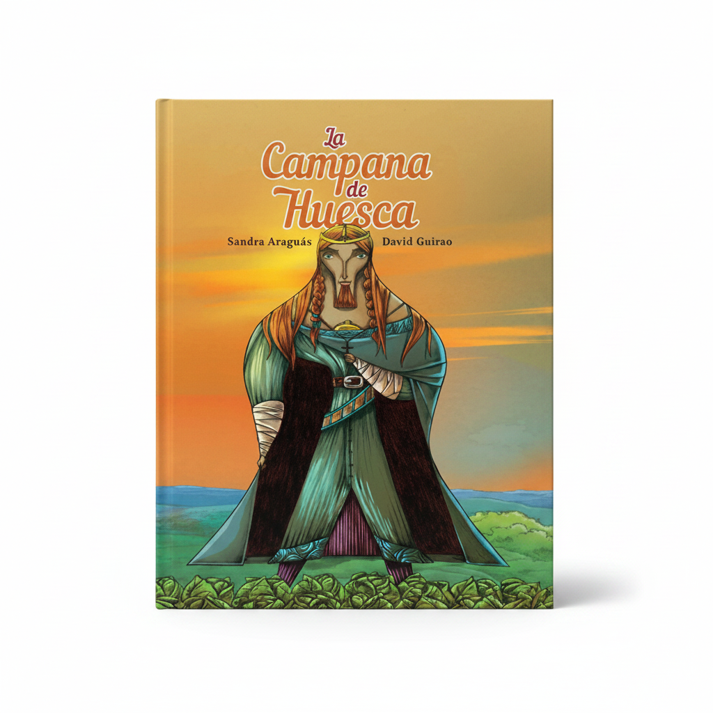La campana de Huesca - mockup portada fondo blanco